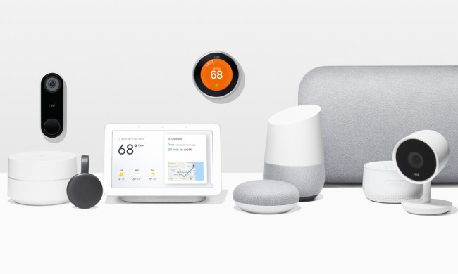Google Nest Home devices.