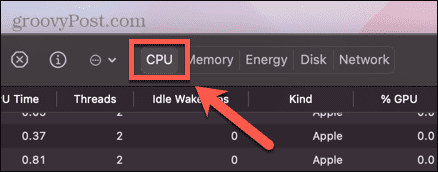 mac activity monitor cpu tab