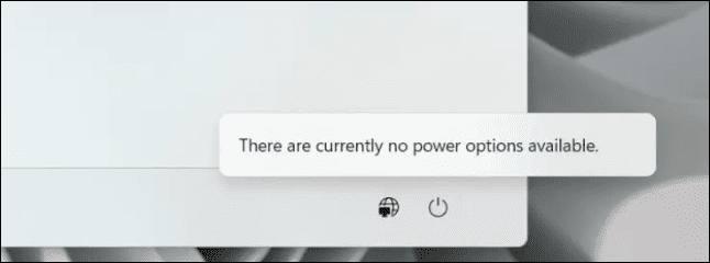 Fix No Power Options Available 